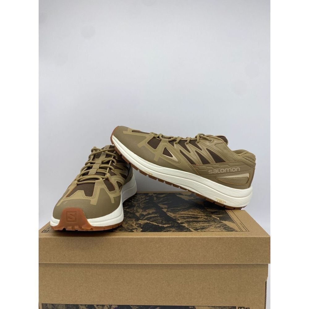 Salomon‎ Shoes Unisex Mens 10.5 Womens 11.5 Tan Odyssey 1 Advanced Hiking NEW